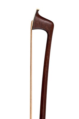 Lot 12 - A Nickel-Mounted Violin Bow by August Edwin Prager