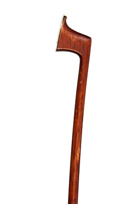Lot 22 - A Nickel-Mounted Violin Bow, probably French