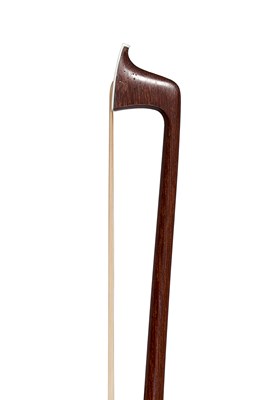 Lot 28 - A Nickel-Mounted Violin Bow by Eugène Cuniot-Hury