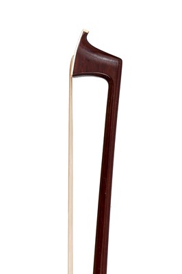 Lot 249 - A Nickel-Mounted Violin Bow
