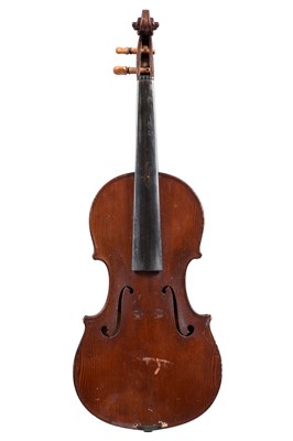 Lot 256 - A Birthday Violin by J. B. Crute, Sunderland, 1895