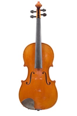 Lot 350 - A Violin, workshop of Gustav August Ficker, Markneukirchen, 1964
