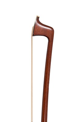 Lot 25 - A Nickel-Mounted Violin Bow by Louis Bazin