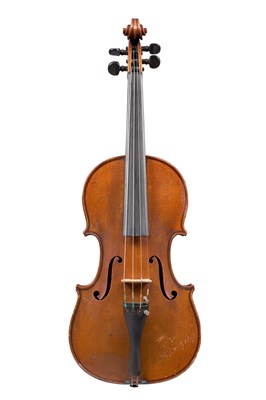 Lot 63 - A Violin, made for Hawkes & Sons, Mirecourt, 1893