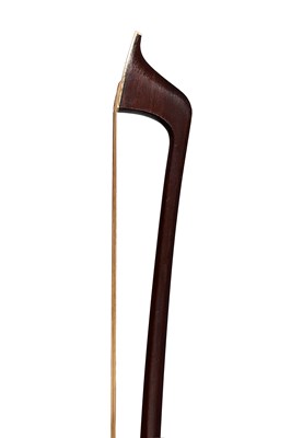 Lot 172 - A Silver-Mounted Cello Bow, probably French, made for George Withers & Sons