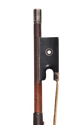 Lot 211 - A Silver-Mounted Violin Bow by Leopold Pfretzschner