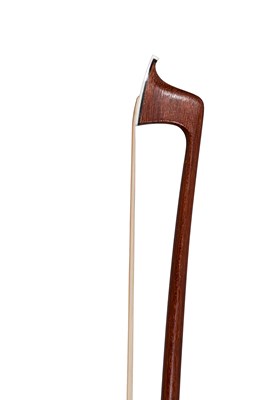Lot 236 - A Nickel-Mounted Violin Bow