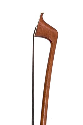 Lot 189 - A Silver-Mounted Double Bass Bow, probably French