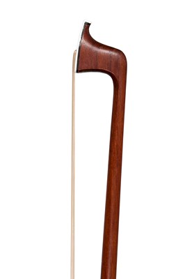 Lot 213 - A Nickel-Mounted Violin Bow by Marie Louis Piernot