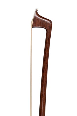 Lot 132 - A Nickel-Mounted Viola Bow, workshop of Pfretzchner