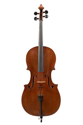 Lot 179 - A 7/8 size Cello, circa 1900