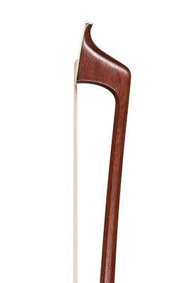 Lot 163 - A Silver-Mounted Cello Bow by Johannes Finkel