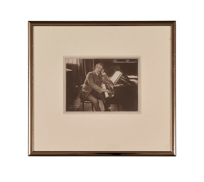Lot 199 - A Photo of Giacomo Puccini