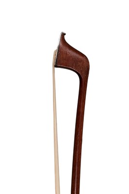 Lot 80 - A Silver-Mounted Cello Bow by Emile Herrmann