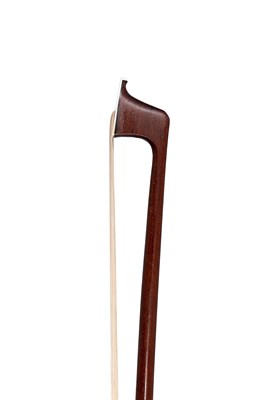 Lot 16 - A Nickel-Mounted Violin Bow