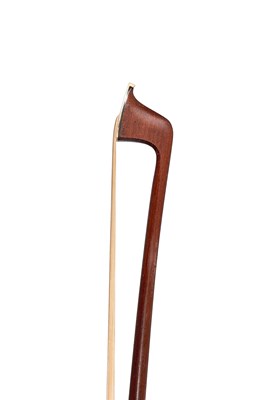 Lot 5 - A Silver-Mounted Violin Bow by Carl Adolf Hoyer